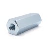 Distanziatore esagonale filettato femmina/femmina acciaio zincato M2 - chiave da 4 mm