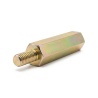Distanziatore esagonale filettato maschio/femmina acciaio zincato giallo al piombo M3 - chiave da 5,5 mm