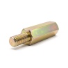 Distanziatore esagonale filettato maschio/femmina acciaio zincato giallo al piombo M5 - chiave da 8 mm