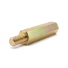 Distanziatore esagonale filettato maschio/femmina acciaio zincato giallo al piombo M6 - chiave da 10 mm