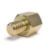 Distanziatore esagonale filettato maschio/femmina acciaio zincato giallo al piombo UNC4-40 - chiave da 5 mm