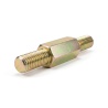 Distanziatore esagonale filettato maschio/maschio acciaio zincato giallo M5 - chiave da 7 mm