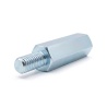 Distanziatore esagonale filettato maschio/femmina acciaio zincato M3 - chiave da 5 mm