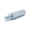 Distanziatore esagonale filettato maschio/femmina acciaio zincato blu M5 - chiave da 8 mm