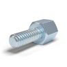 Distanziatore esagonale filettato maschio/femmina acciaio zincato blu UNC4-40 - chiave da 5 mm