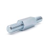 Distanziatore esagonale filettato maschio/maschio acciaio zincato blu M5 - chiave da 7 mm