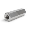 Distanziatore esagonale filettato femmina/femmina acciaio inox M3 - chiave da 5,5 mm