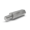 Distanziatore esagonale filettato maschio/femmina acciaio inox M6 - chiave da 10 mm