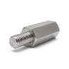 Distanziatore esagonale filettato maschio/femmina acciaio inox M8 - chiave da 13 mm