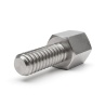 Distanziatore esagonale filettato maschio/femmina acciaio inox UNC4-40 - chiave da 4,75 mm