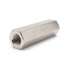 Distanziatore esagonale filettato femmina/femmina ottone nichelato al piombo M5 - chiave da 8 mm