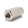 Distanziatore esagonale filettato femmina/femmina ottone nichelato al piombo M6 - chiave da 10 mm