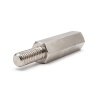 Distanziatore esagonale filettato maschio/femmina ottone nichelato al piombo M2,5 - chiave da 4 mm