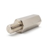 Distanziatore esagonale filettato maschio/femmina ottone nichelato al piombo M5 - chiave da 8 mm