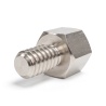 Distanziatore esagonale filettato maschio/femmina ottone nichelato al piombo UNC4-40 - chiave da 5 mm