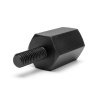 Distanziatore esagonale filettato maschio/femmina in poliammide PA6.6 M3 - chiave da 8 mm