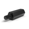 Distanziatore esagonale filettato maschio/femmina in poliammide PA6.6 UL94-HB M4 - chiave da 8 mm