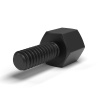 Distanziatore esagonale filettato maschio/femmina in poliammide PA6.6 UL94-V2 UNC4-40 - chiave da 5,5 mm