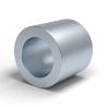 Distanziatore liscio in acciaio zincato Ø10,4x16mm per vite M10