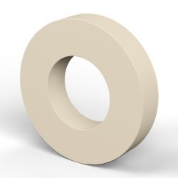 Entretoise lisse plastique polyamide PA6.6 Ø12,6x25mm pour vis M12