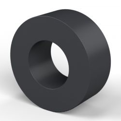 Entretoise lisse plastique polyamide PA6.6 Ø12,6x25mm pour vis M12