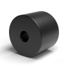Distanziatore liscio in poliammide PA6 rinforzata con fibra di vetro Ø1x4mm per vite M1