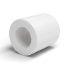 Distanziatore liscio in poliammide PA6 bianco Ø2,2x3,8mm per vite M2