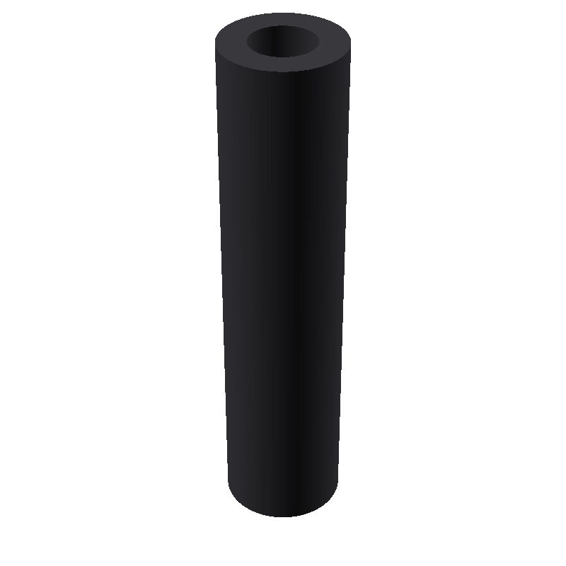 Entretoise lisse plastique polyamide renforcé Ø3,2x6mm pour vis M3