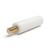 Distanziatore isolante tondo filettato maschio/femmina in PA6.6 con inserto in ottone M3 - Ø6,5 mm