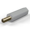 Distanziatore isolante esagonale filettato maschio/femmina in PA6.6 UL94-V2 con inserto in ottone M3 - 6 mm chiave