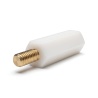 Distanziatore isolante esagonale filettato maschio/femmina in PA6.6 con inserto in ottone UL94-V2 M4 - 8 mm chiave