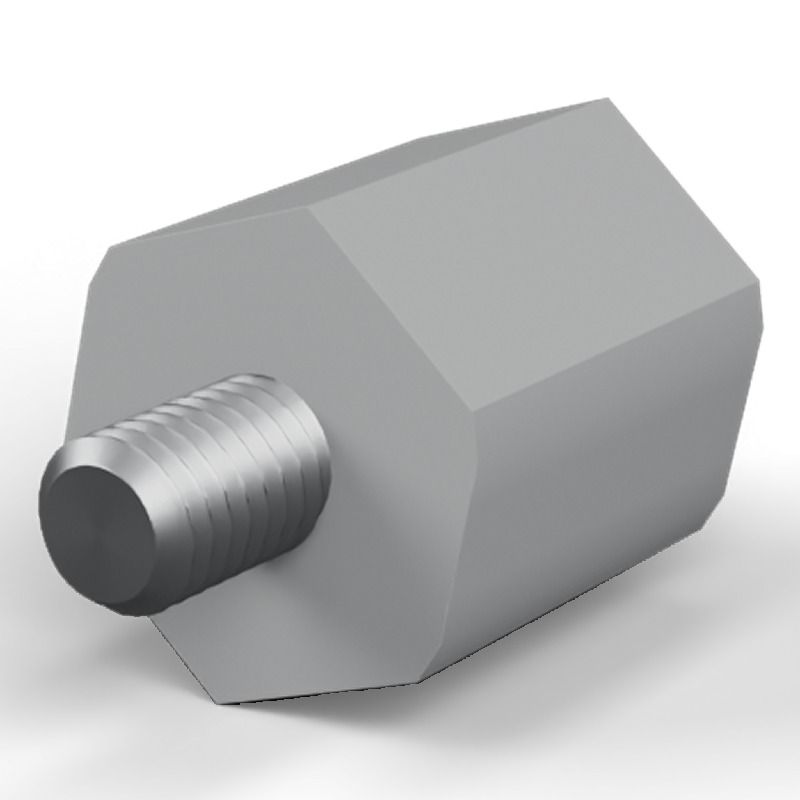 Entretoise isolante hexagonale filetée mâle/femelle plastique polystyrène insert acier M5 - 13 mm sur plats