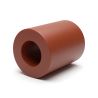 Distanziatore liscio plastica poliammide PA6.6 rinforzata con fibra di vetro marrone Ø4,2x8mm per vite M4