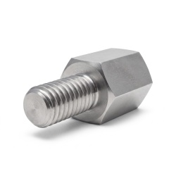 Distanziatore esagonale filettato maschio/femmina acciaio inox UNC4-40 / M3 - 5 mm apertura chiave
