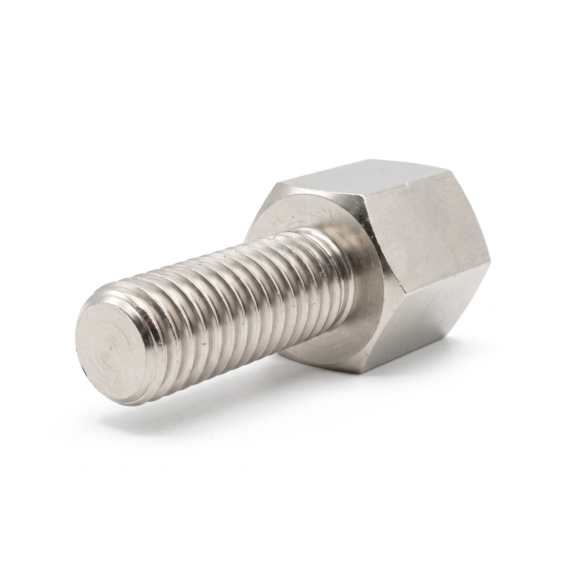 Distanziatore esagonale filettato maschio/femmina ottone nichelato al piombo UNC4-40 / M3 - 5 mm apertura chiave