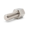 Distanziatore esagonale filettato maschio/femmina ottone nichelato al piombo UNC4-40 / M3 - 5 mm apertura chiave