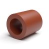 Distanziatore liscio plastica poliammide PA6.6 rinforzata con fibra di vetro marrone Ø4,5x7mm per vite M4