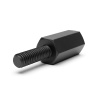 Distanziatore esagonale filettato maschio/femmina plastica poliammide PA6.6 M3 / M2,5 - 5 mm apertura chiave