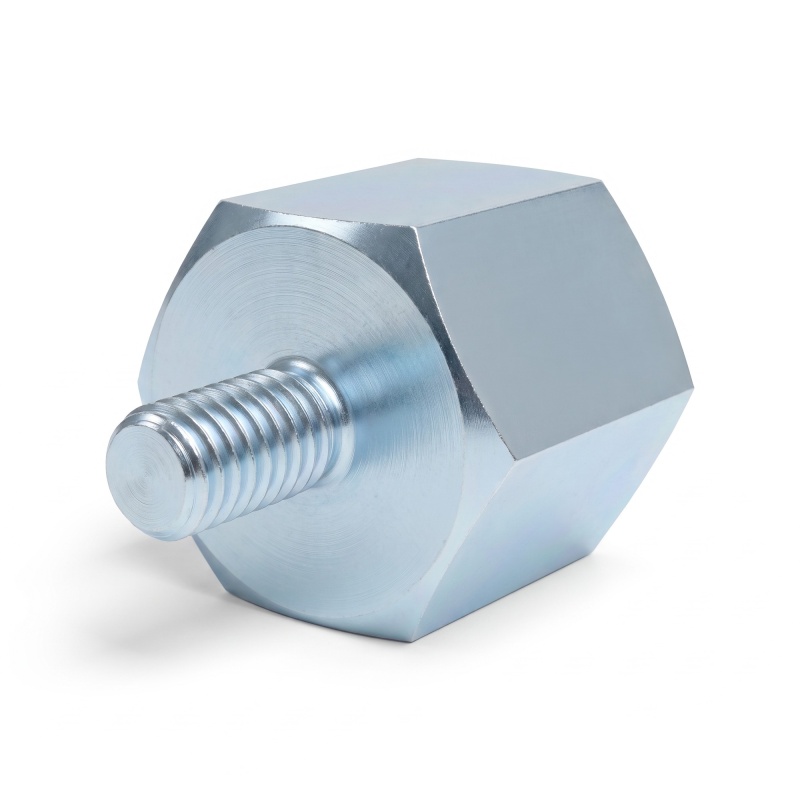 Distanziatore esagonale filettato maschio/femmina acciaio zincato M8 / M4 - 13 mm apertura chiave