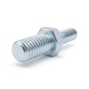 Distanziatore esagonale filettato maschio/maschio acciaio zincato blu M4 / M3 - 5,5 mm apertura chiave