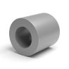 Distanziatore liscio plastica policarbonato grigio Ø4,5x8mm per vite M4