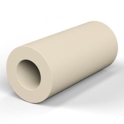 Entretoise lisse plastique polystyrène Ø5,2x10mm pour vis M5