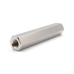 Distanziatore esagonale filettato femmina/femmina ottone nichelato senza piombo M3 - 5 mm apertura chiave
