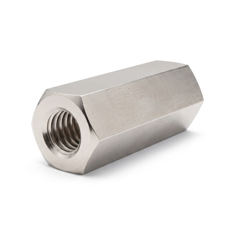 Distanziatore esagonale filettato femmina/femmina ottone nichelato senza piombo M6 - 10 mm apertura chiave