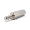 Distanziatore esagonale filettato maschio/femmina ottone nichelato senza piombo M3 - 5,5 mm apertura chiave