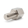 Distanziatore esagonale filettato maschio/femmina ottone nichelato senza piombo M4 - 7 mm apertura chiave