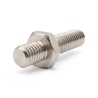 Distanziatore esagonale filettato maschio/maschio ottone nichelato al piombo M6 - 10 mm apertura chiave, gambi da 8 e 18 mm