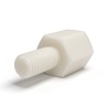 Distanziatore esagonale filettato maschio/femmina plastica poliammide PA6.6 naturale UL94-V2 M3 - 5,5 mm apertura chiave
