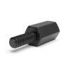 Distanziatore esagonale filettato maschio/femmina plastica poliammide PA6.6 UL94-HB UNC4-40 - 5,5 mm apertura chiave