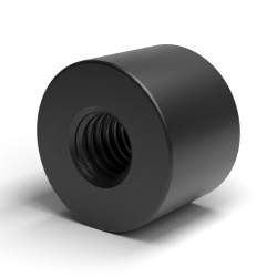Distanziatore tonda filettato femmina/femmina plastica poliammide PA6 rinforzata con fibra di vetro UL94-V2 M3 - Ø7 mm